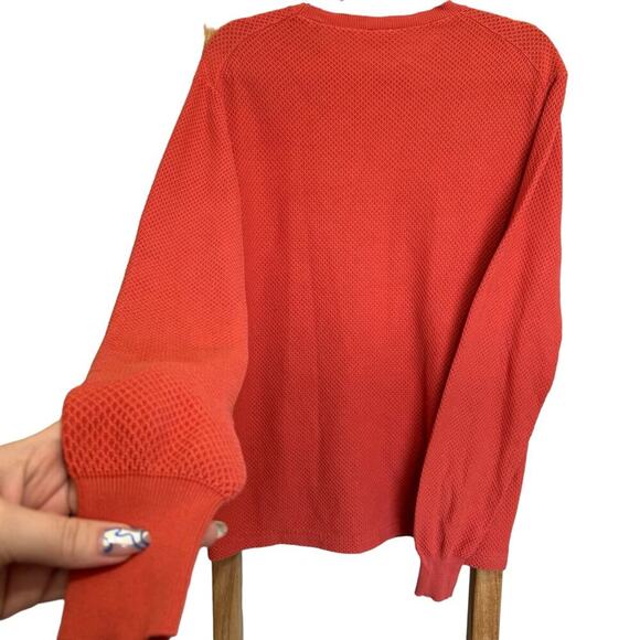 Aspesi Waffle Knitwear Sweatshirt Sweater Pullover Sweater Pink Size Large - Picture 3 of 8